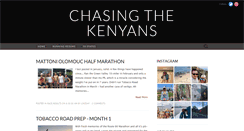 Desktop Screenshot of chasingthekenyans.com